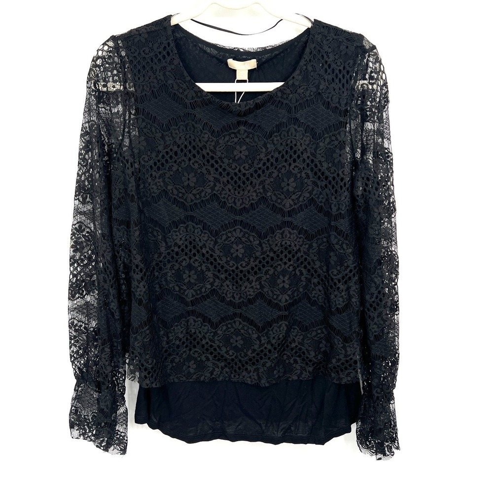 NEW Pointelle lace top dark romance top whimsigoth goth coquette victorian M